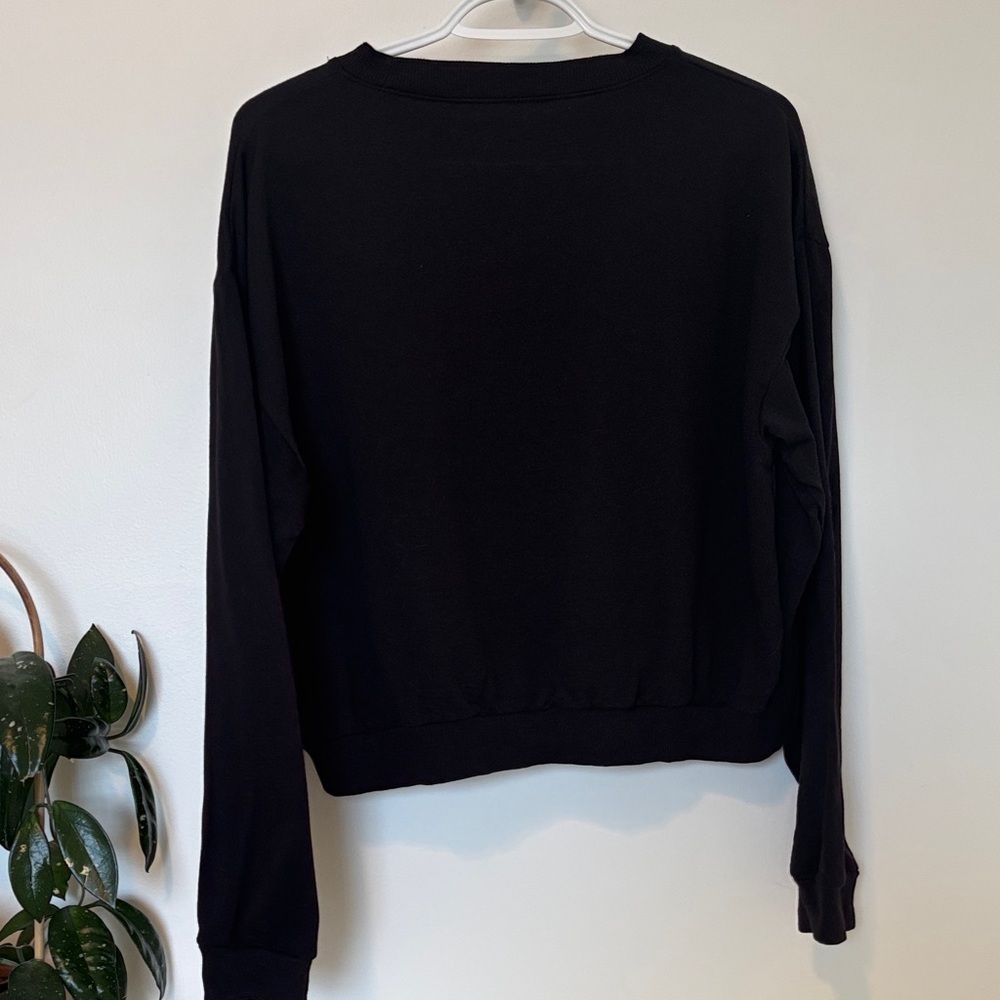 Def Leppard Black Graphic Sweatshirt with Brown Design - Picture 4 of 4